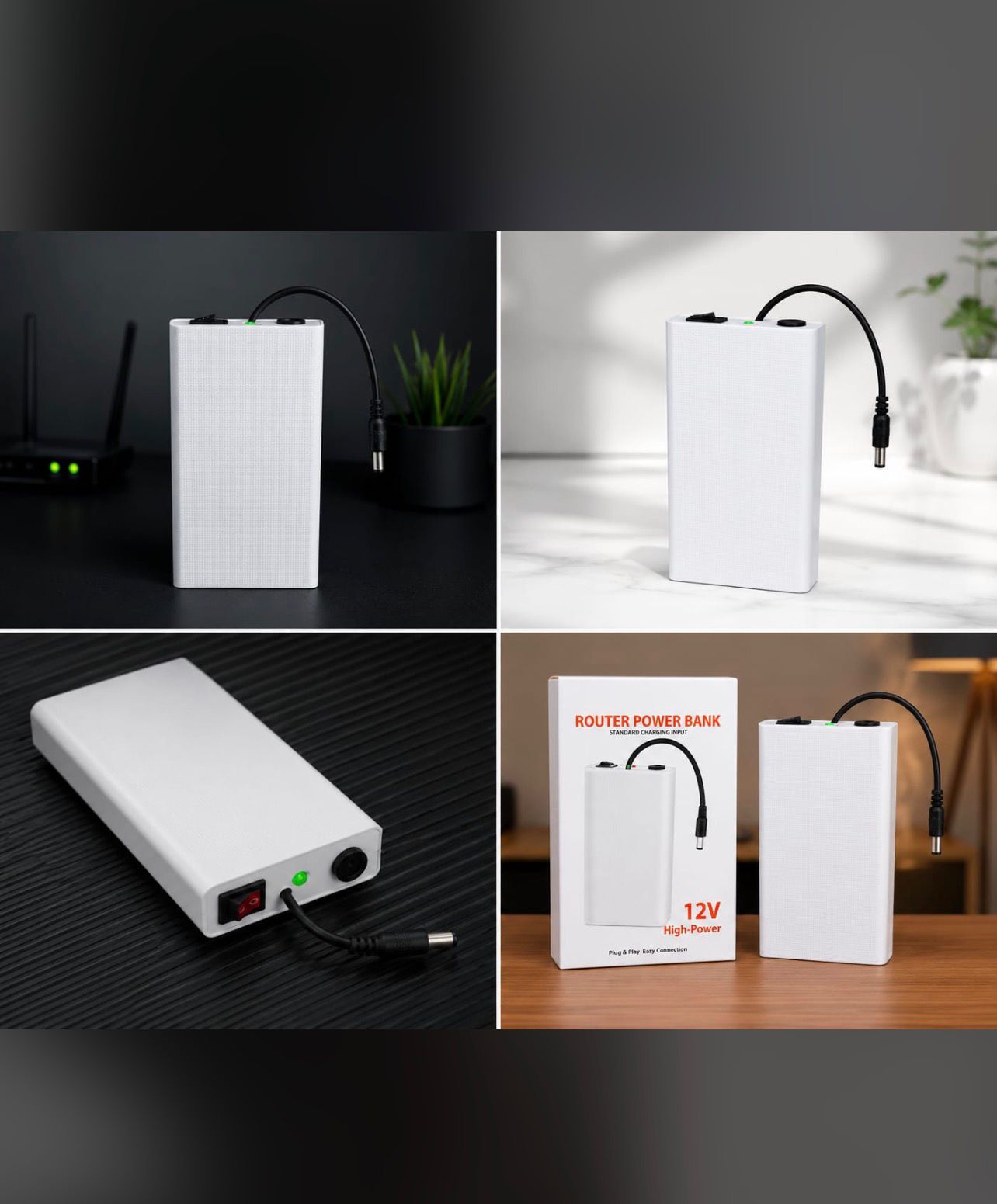 Xiaomi Mi 12V Router Power Bank – Mini UPS Battery Backup for Wi-Fi Routers
